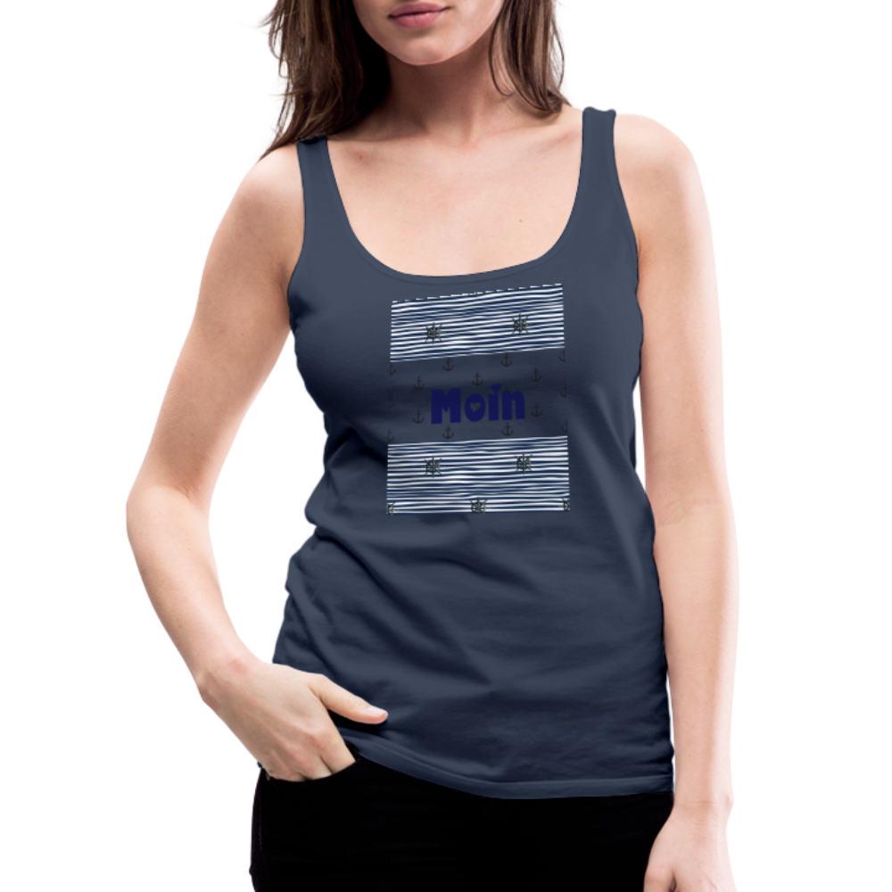 Frauen Premium Tank Top - MOIN - Navy