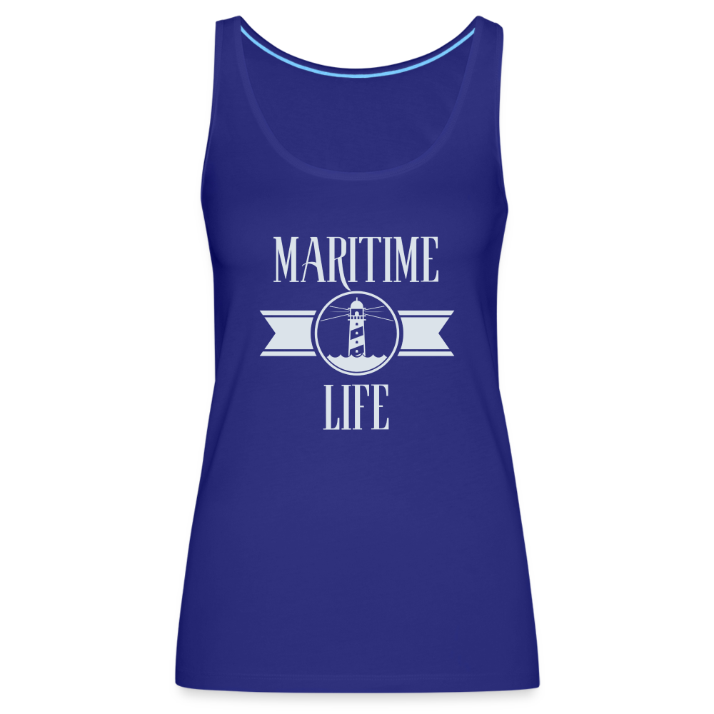 Frauen Premium Tank Top - Maritime Life light - Königsblau