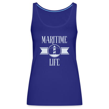 Frauen Premium Tank Top - Maritime Life light - Königsblau