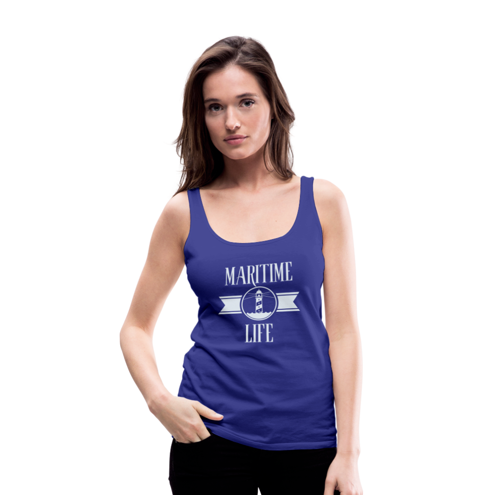 Frauen Premium Tank Top - Maritime Life light - Königsblau