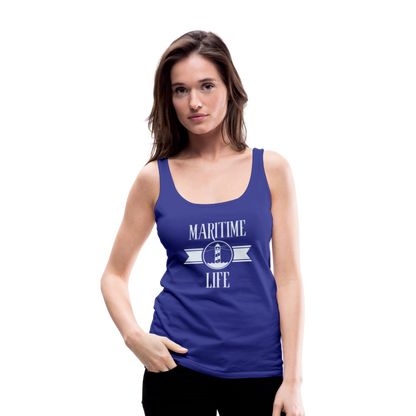 Frauen Premium Tank Top - Maritime Life light - Königsblau