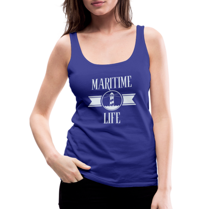 Frauen Premium Tank Top - Maritime Life light - Königsblau