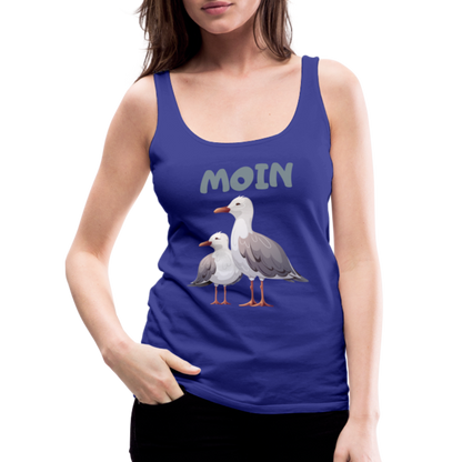 Frauen Premium Tank Top - Moin Möwen - Königsblau