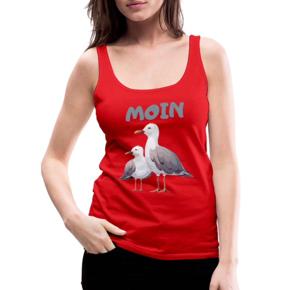 Frauen Premium Tank Top - Moin Möwen - Rot