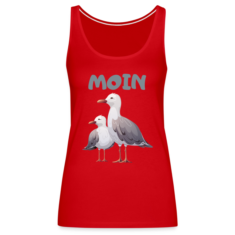 Frauen Premium Tank Top - Moin Möwen - Rot