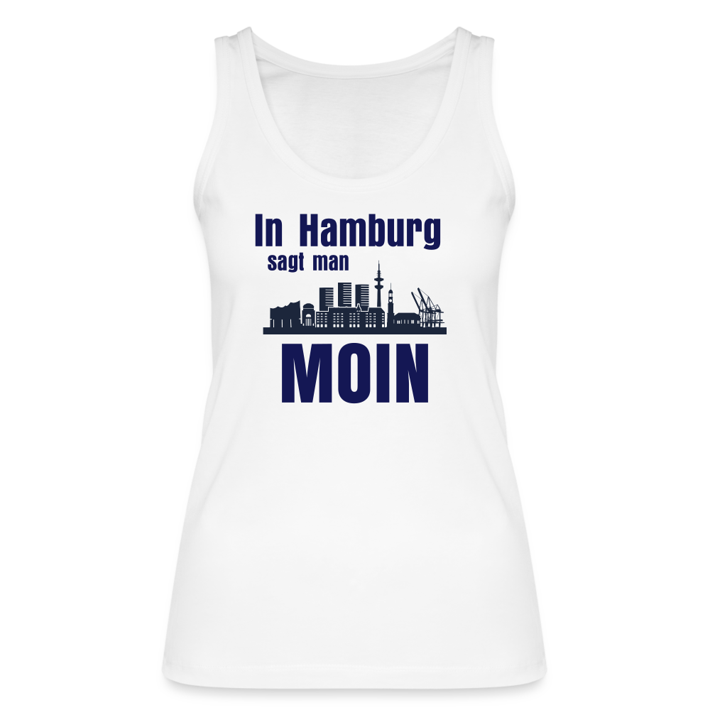 Frauen Bio Tank Top von Stanley & Stella - In Hamburg sagt man MOIN - weiß