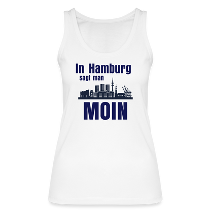 Frauen Bio Tank Top von Stanley & Stella - In Hamburg sagt man MOIN - weiß