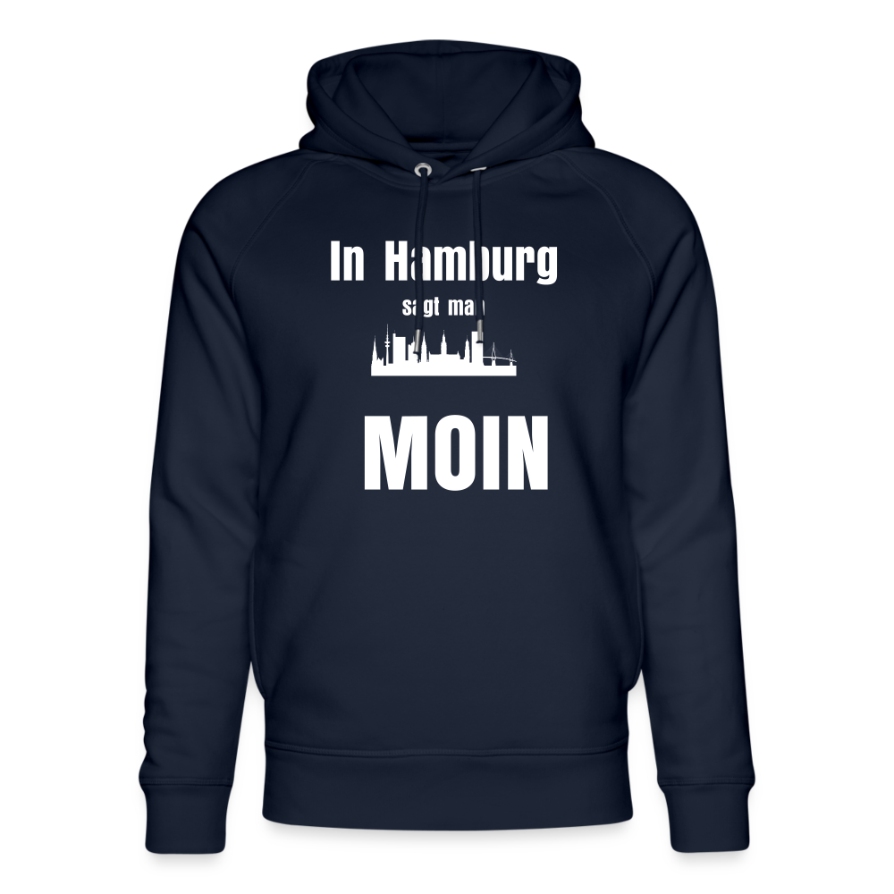 Unisex Bio-Hoodie von Stanley & Stella - In Hamburg sagt man MOIN - Navy