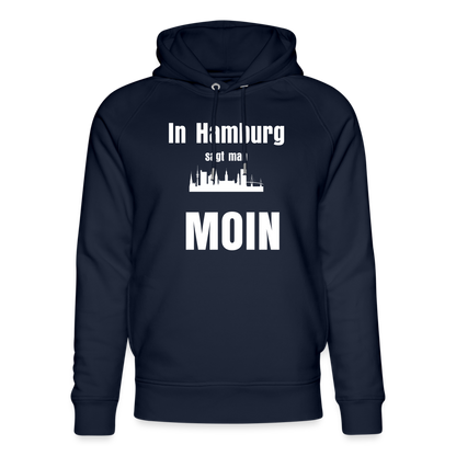 Unisex Bio-Hoodie von Stanley & Stella - In Hamburg sagt man MOIN - Navy