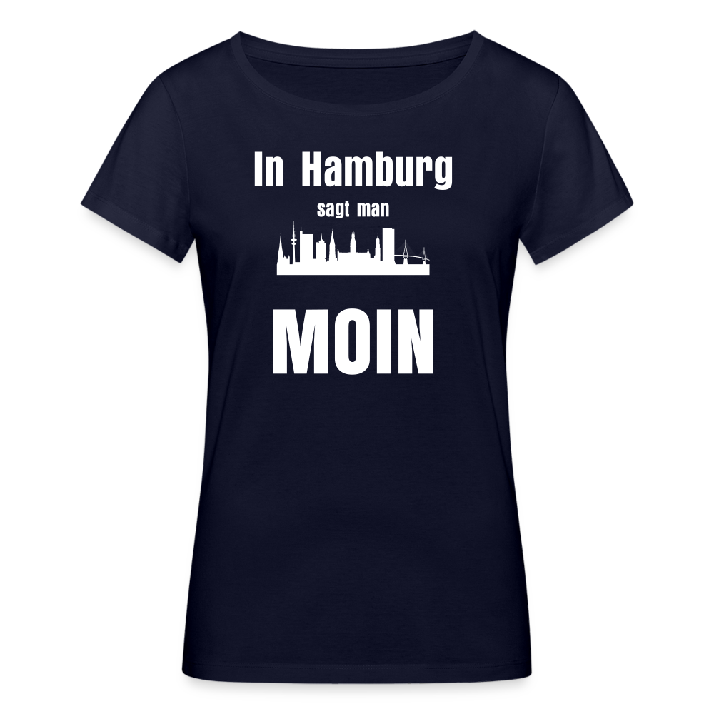 Frauen Bio-T-Shirt von Stanley & Stella - In Hamburg sagt man MOIN - Navy