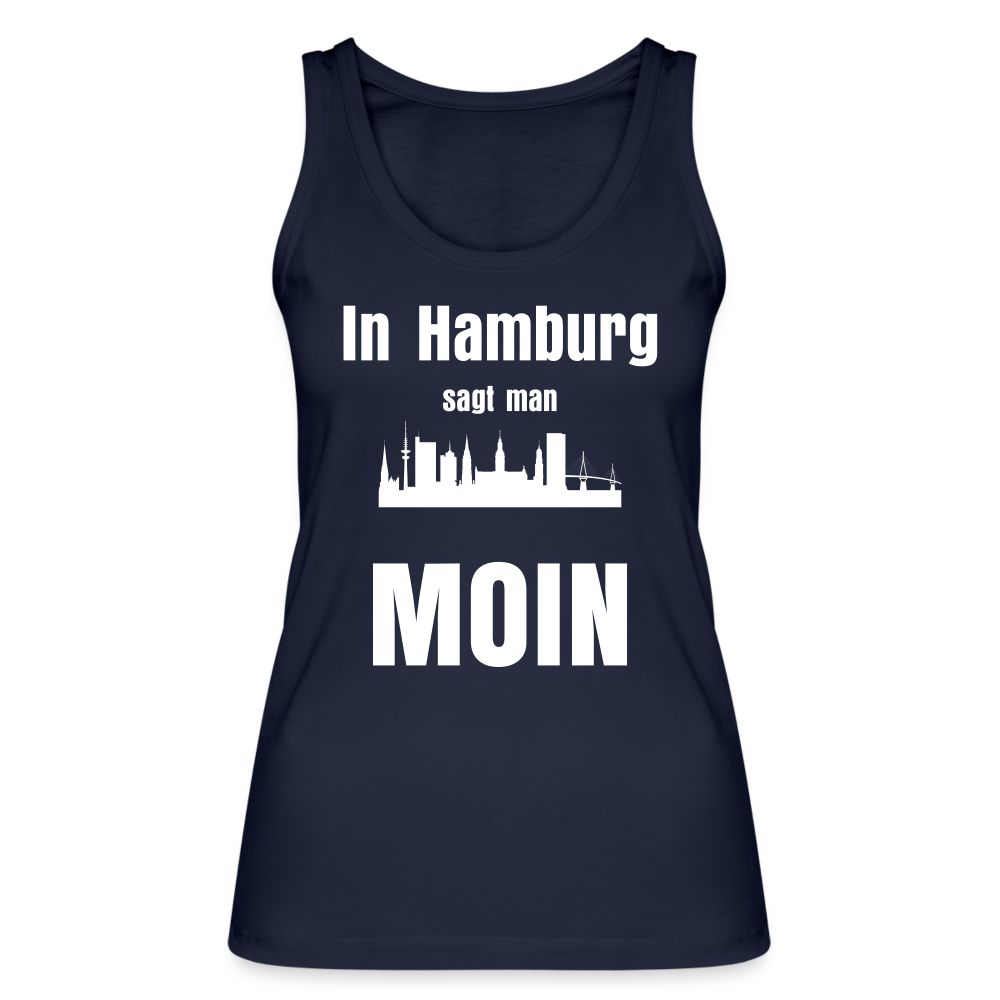 Frauen Bio Tank Top von Stanley & Stella - In Hamburg sagt man MOIN - Navy