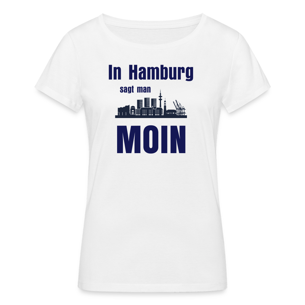 Frauen Bio-T-Shirt von Stanley & Stella - In Hamburg sagt man MOIN - weiß