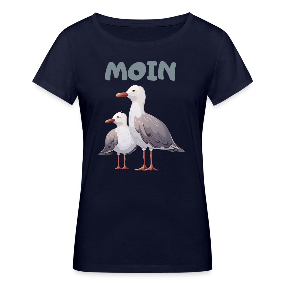 Frauen Bio-T-Shirt von Stanley & Stella - Moin Möwen - Navy