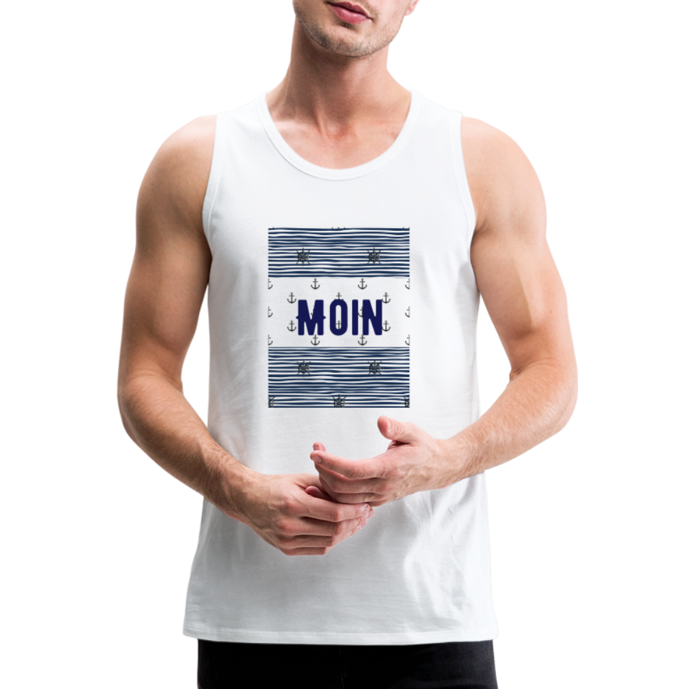 Männer Premium Tank Top - MOIN - weiß