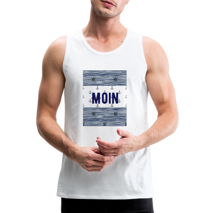 Männer Premium Tank Top - MOIN - weiß