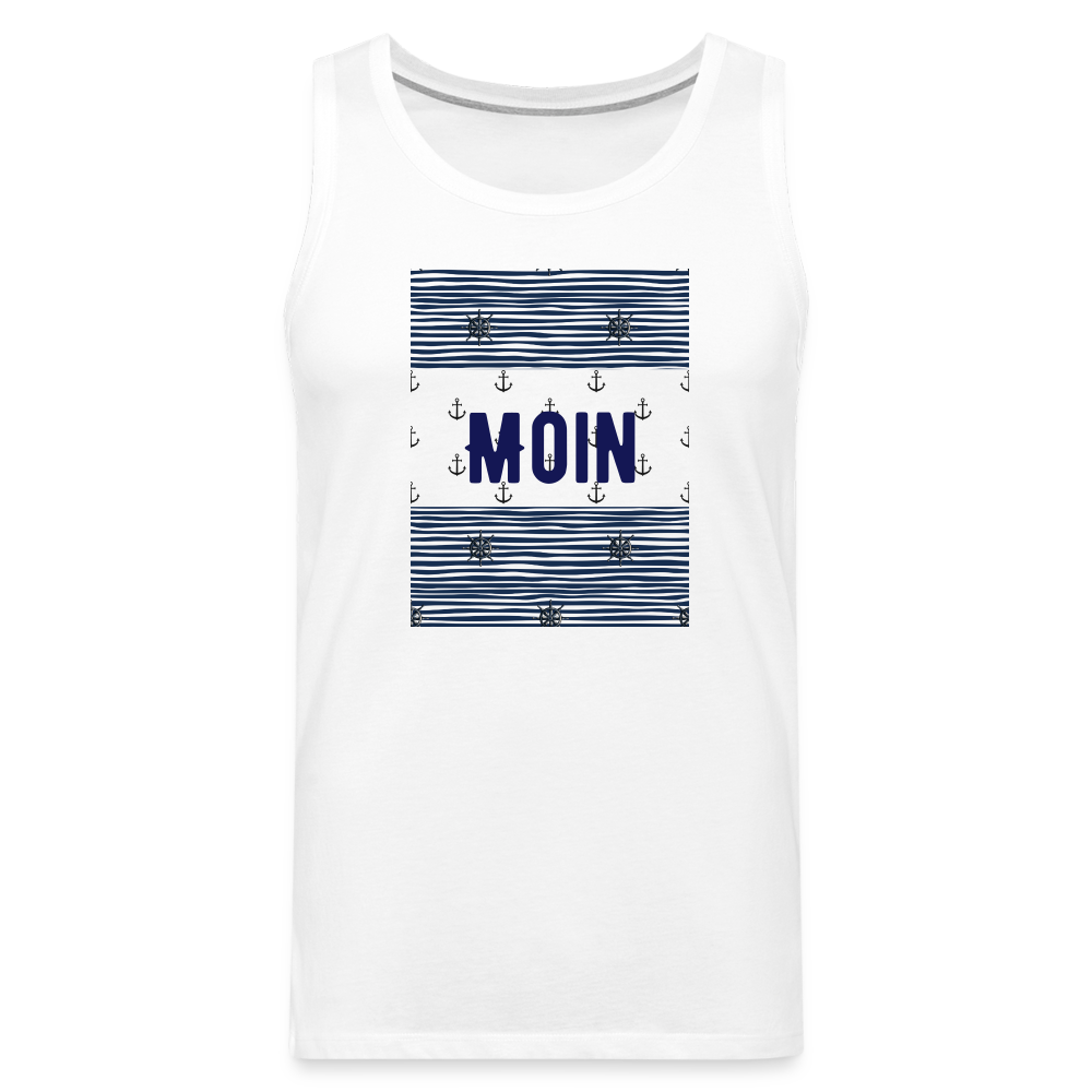 Männer Premium Tank Top - MOIN - weiß