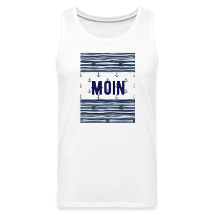 Männer Premium Tank Top - MOIN - weiß