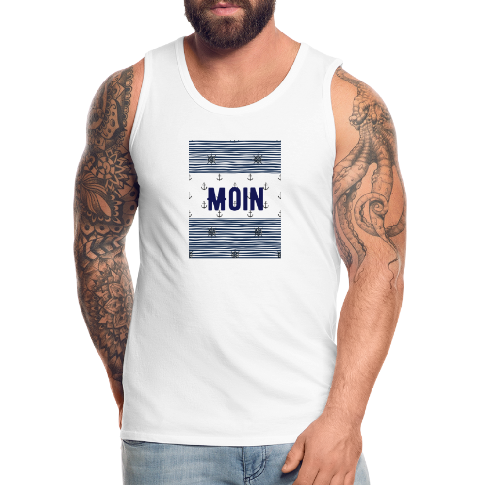 Männer Premium Tank Top - MOIN - weiß