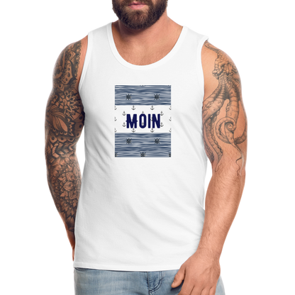 Männer Premium Tank Top - MOIN - weiß