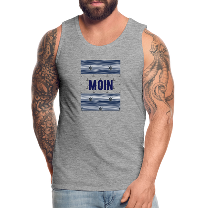 Männer Premium Tank Top - MOIN - Grau meliert