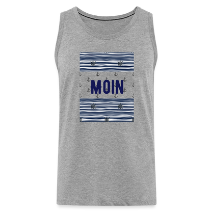 Männer Premium Tank Top - MOIN - Grau meliert