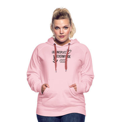 Frauen Premium Hoodie - Lieblingsplatz Eckernförde - Kristallrosa