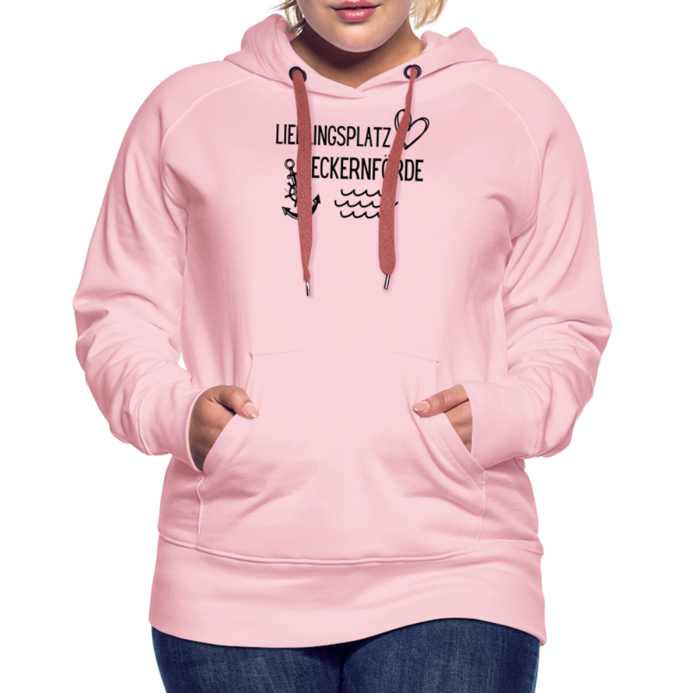 Frauen Premium Hoodie - Lieblingsplatz Eckernförde - Kristallrosa