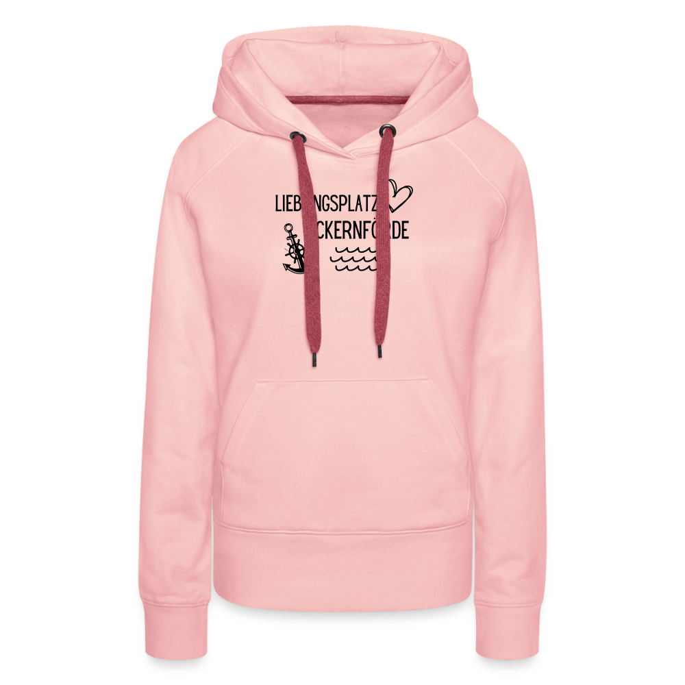 Frauen Premium Hoodie - Lieblingsplatz Eckernförde - Kristallrosa