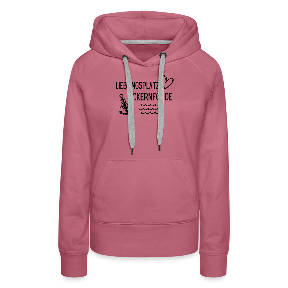 Frauen Premium Hoodie - Lieblingsplatz Eckernförde - Malve