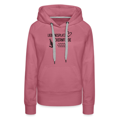 Frauen Premium Hoodie - Lieblingsplatz Eckernförde - Malve