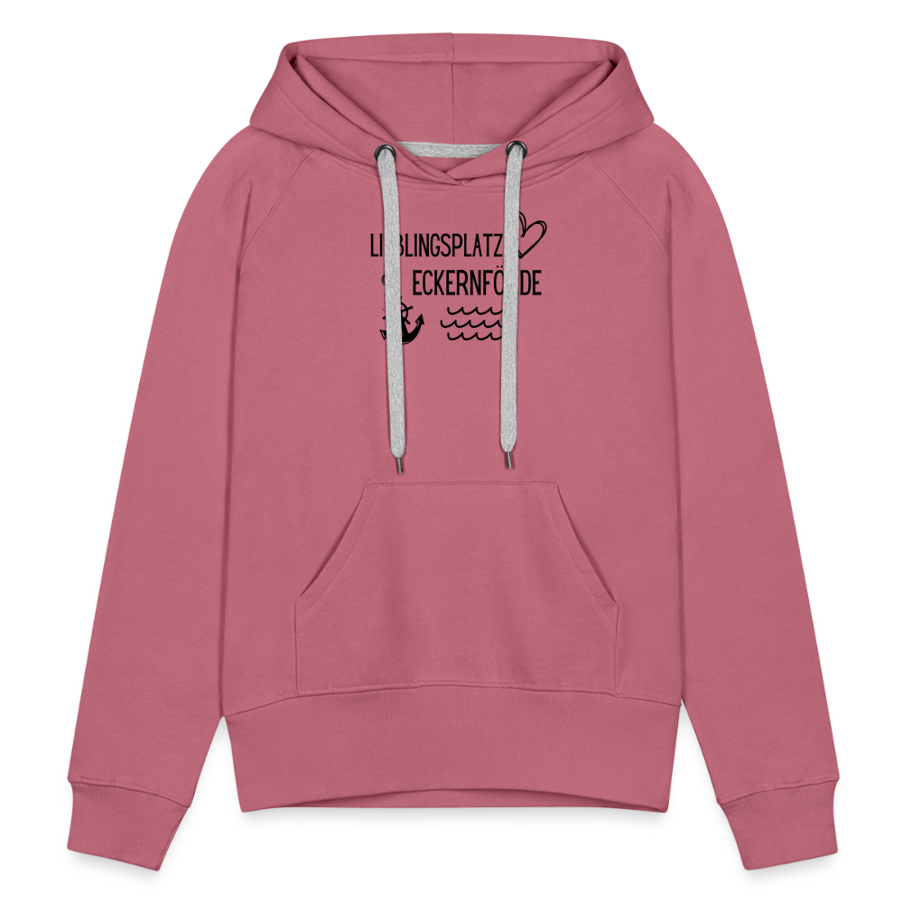 Frauen Premium Hoodie - Lieblingsplatz Eckernförde - Malve