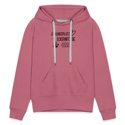 Frauen Premium Hoodie - Lieblingsplatz Eckernförde - Malve