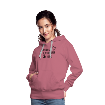 Frauen Premium Hoodie - Lieblingsplatz Eckernförde - Malve