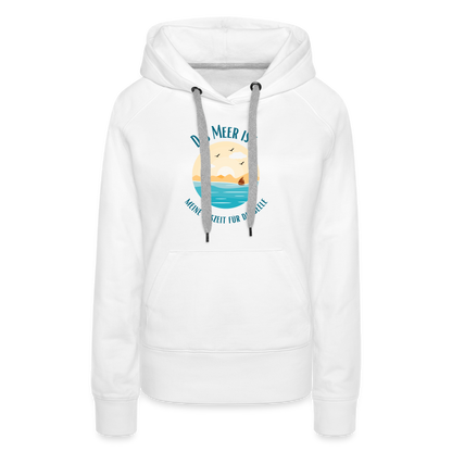 Frauen Premium Hoodie - Das Meer - weiß