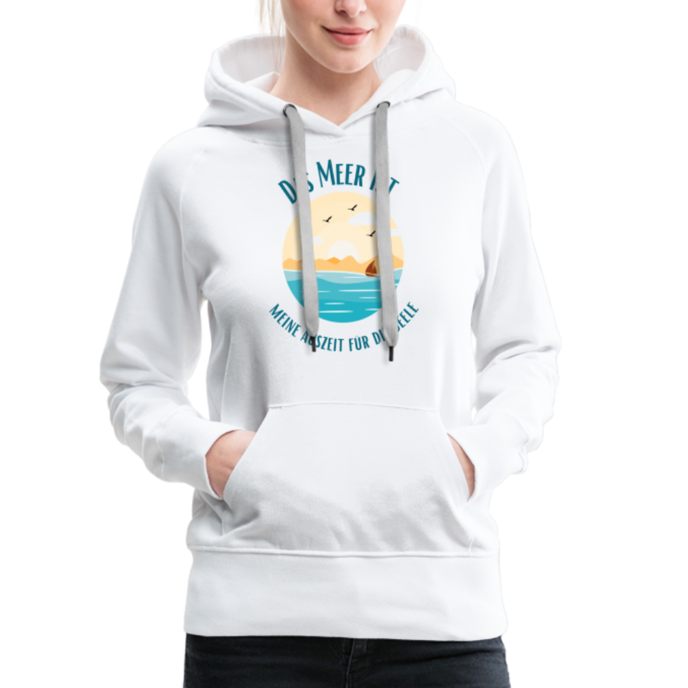 Frauen Premium Hoodie - Das Meer - weiß