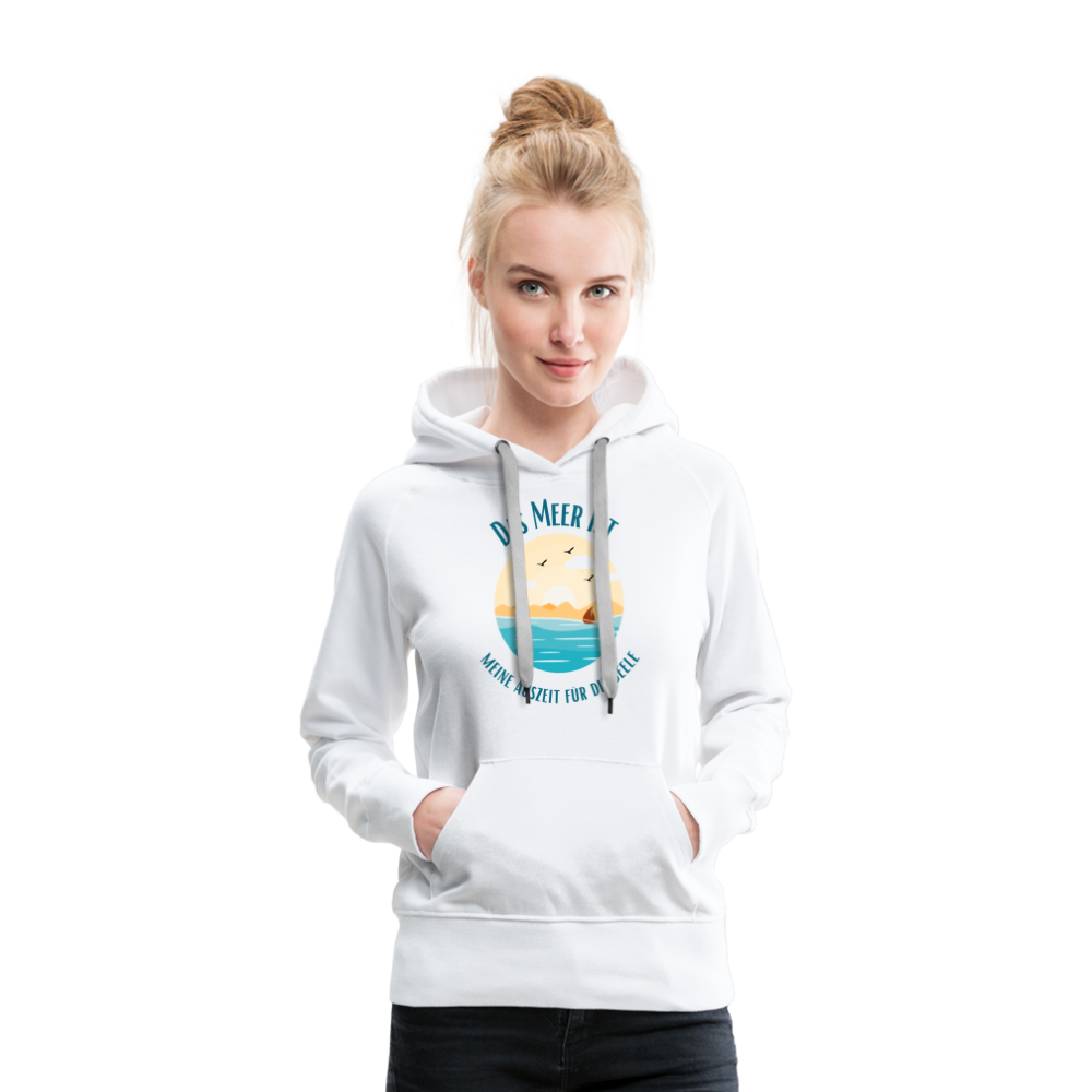 Frauen Premium Hoodie - Das Meer - weiß