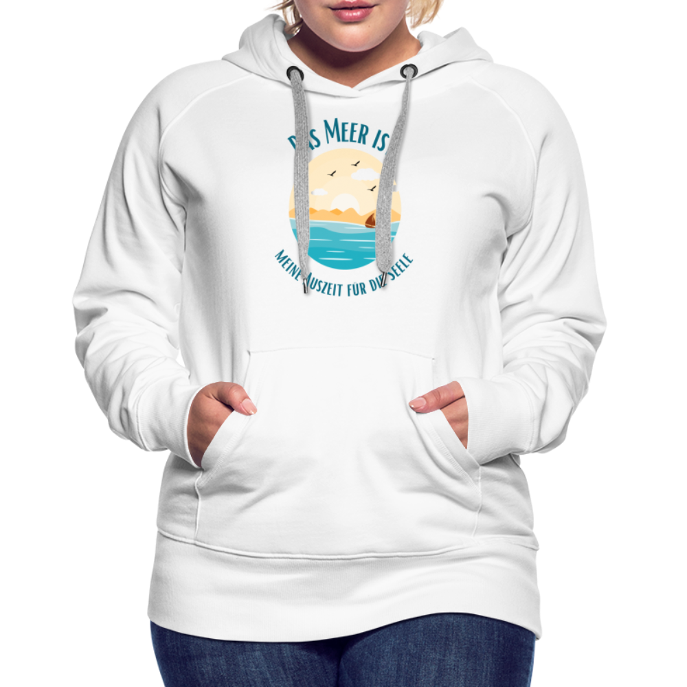 Frauen Premium Hoodie - Das Meer - weiß