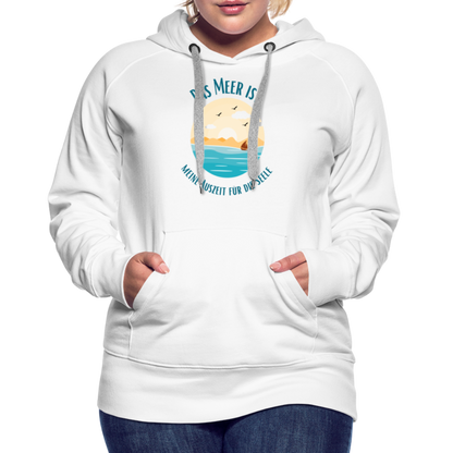 Frauen Premium Hoodie - Das Meer - weiß