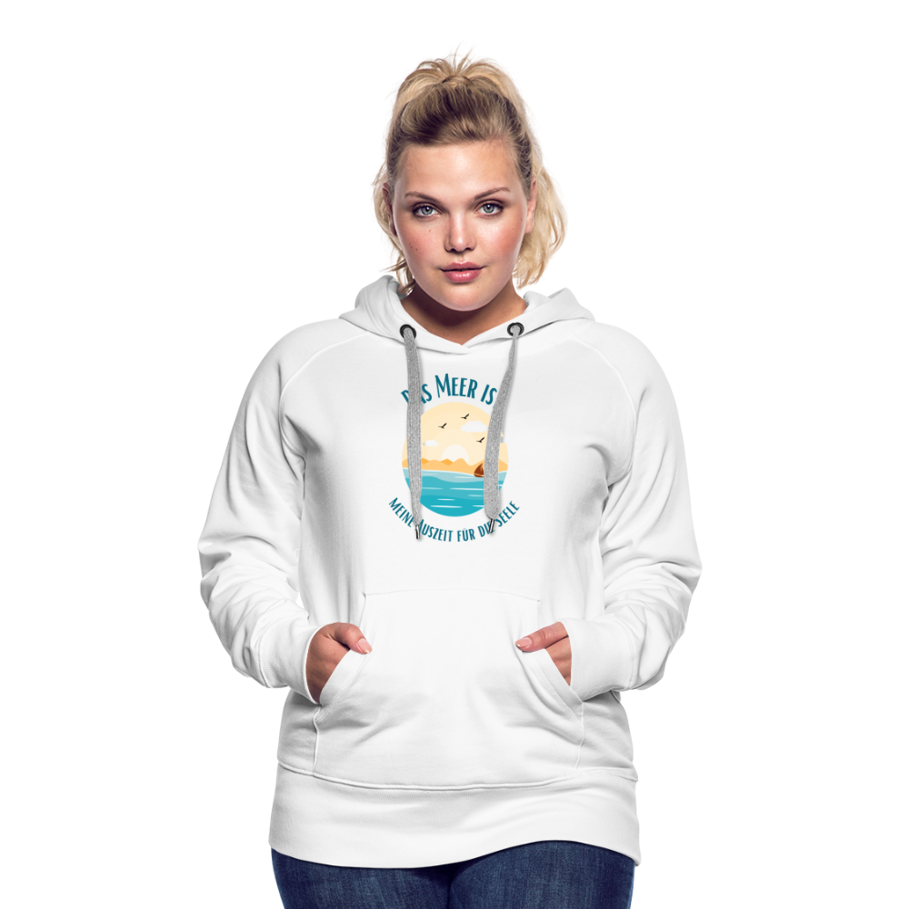 Frauen Premium Hoodie - Das Meer - weiß