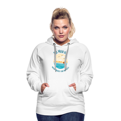 Frauen Premium Hoodie - Das Meer - weiß