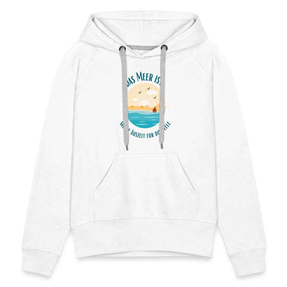 Frauen Premium Hoodie - Das Meer - weiß