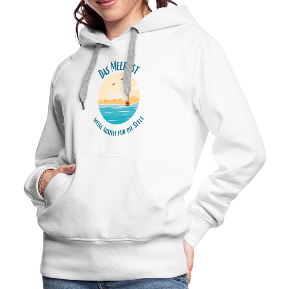 Frauen Premium Hoodie - Das Meer - weiß