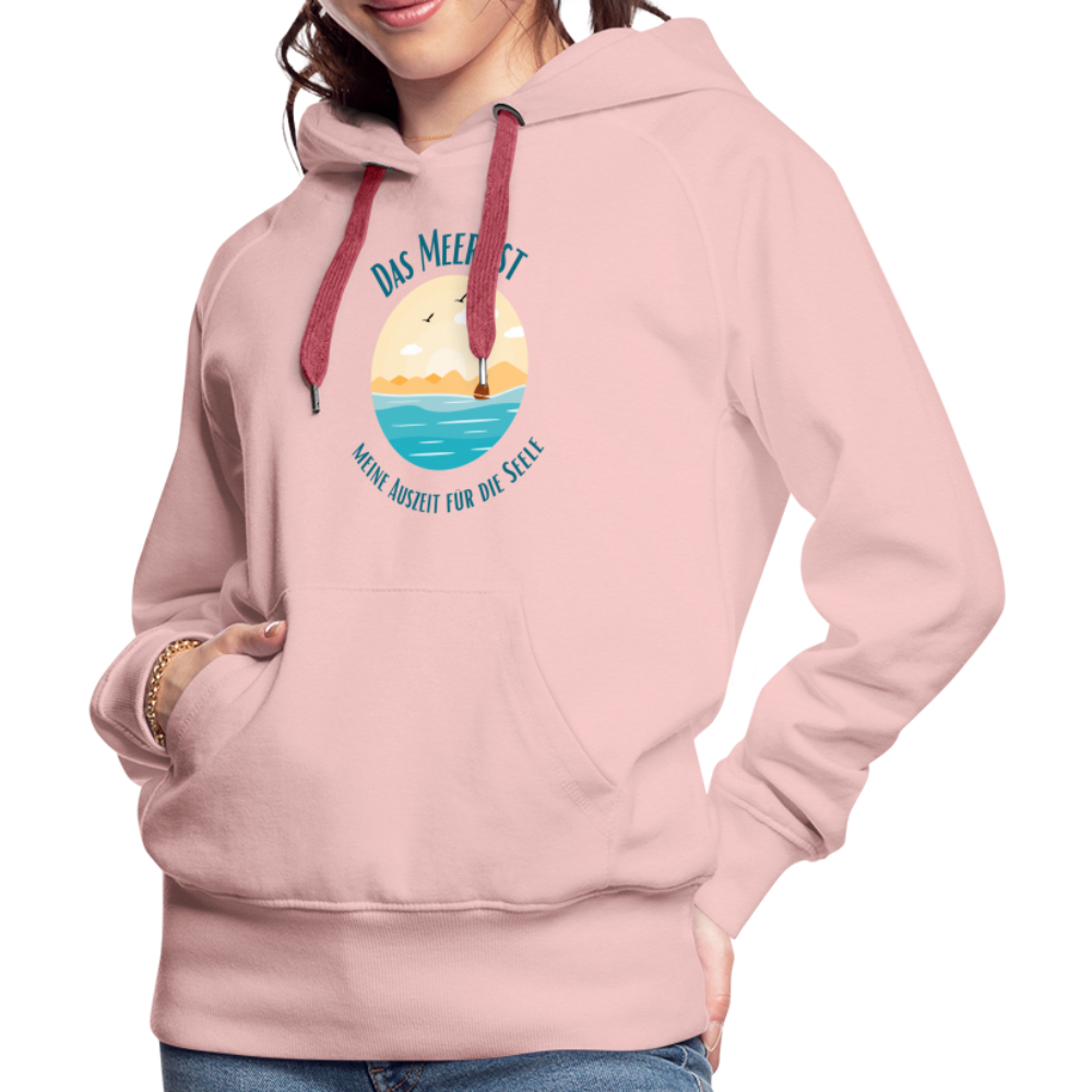 Frauen Premium Hoodie - Das Meer - Kristallrosa