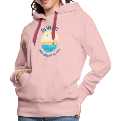 Frauen Premium Hoodie - Das Meer - Kristallrosa