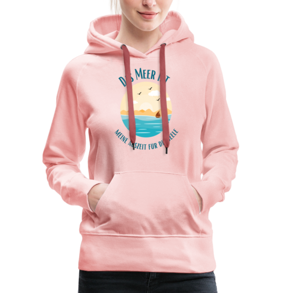 Frauen Premium Hoodie - Das Meer - Kristallrosa