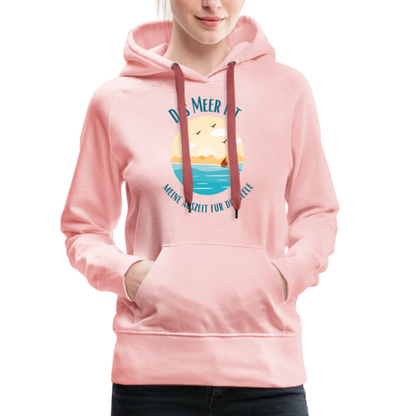 Frauen Premium Hoodie - Das Meer - Kristallrosa