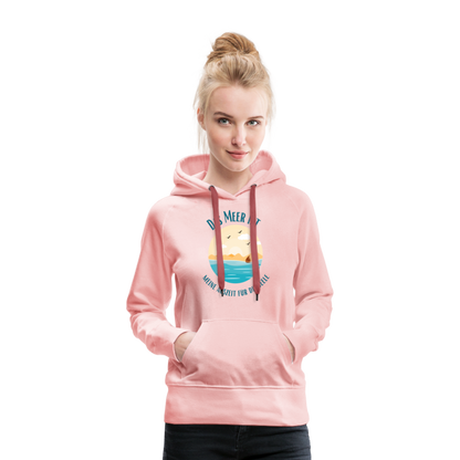 Frauen Premium Hoodie - Das Meer - Kristallrosa