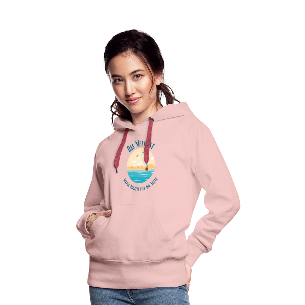 Frauen Premium Hoodie - Das Meer - Kristallrosa