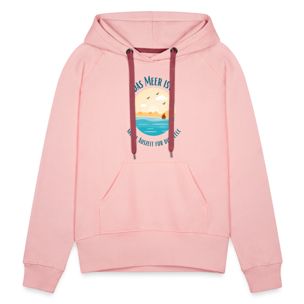 Frauen Premium Hoodie - Das Meer - Kristallrosa