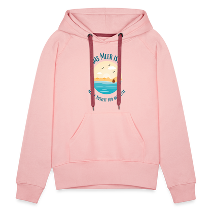 Frauen Premium Hoodie - Das Meer - Kristallrosa